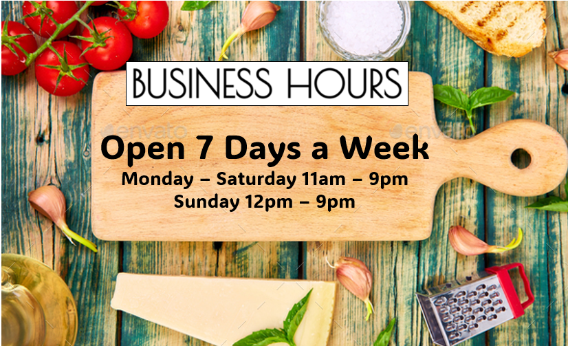 pezzo business hours